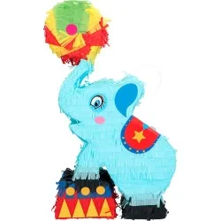 Éléphant de cirque - Pinata à casser 45x26cm