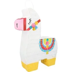 Lama blanc - Pinata à casser 45x33cm