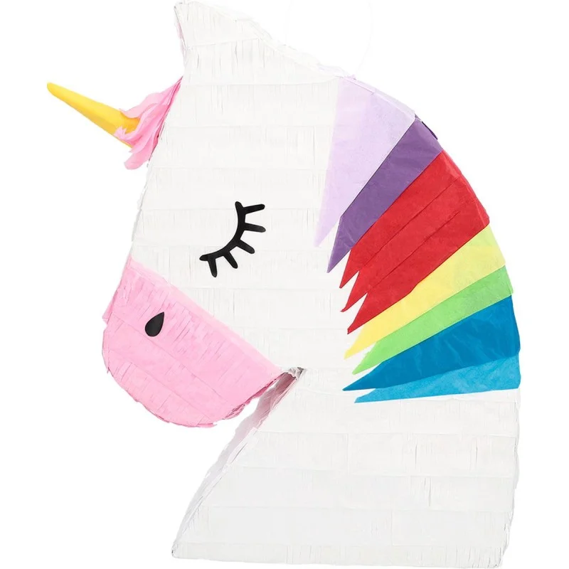 Aurora - Pinata en forme de tête de licorne 45x33cm