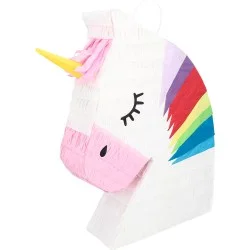 Aurora - Pinata en forme de tête de licorne 45x33cm